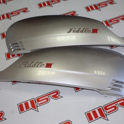 SYM 148F - SYM FIDDLE 125 III SAĞ-SOL YAN KAPAK GÜMÜŞ