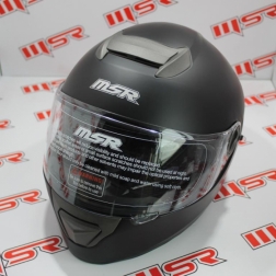 KASK 007A - MSR MAT SİYAH KASK KAPALI XL CE BELGELİ