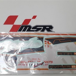 HS 003 - TVS APACHE 180 HYP STICKER TURUNCU