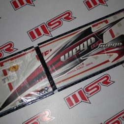 HS 009 - TVS WEGO NEW STICKER KIRMIZI