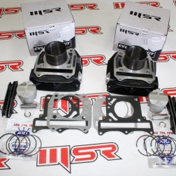 GT 001A - HYOSUNG GT250-GV250 SİLİNDİR KİT ÖN ARKA 62 MM MODİFİYE