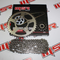 HD 160A - SUZUKİ GW 250 14T-45T-520HO 116 ZİNCİR DİŞLİ SETİ MSR GOLD 