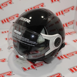 KASK 01 - MSR SİYAH KASK AÇIK CE BELGELİ