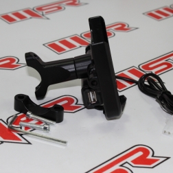 AKS 403 - TELEFON MUHAFAZA BRAKETİ USB GİRİŞLİ