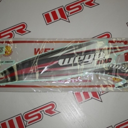 HS 010 - TVS WEGO NEW STICKER SİYAH