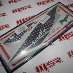 HS 007 - TVS SCOOTY PEP 90 CC STICKER LİLA