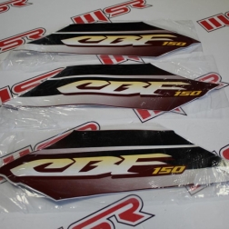 CBF 151 - CBF 150 KAPORTA STICKER SETİ SİYAH