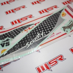HS 006 - TVS SCOOTY PEP 90 CC STICKER SİYAH