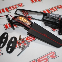 H 008 - H2 UNIVERSAL AYNA  LED SİNYAL BÜYÜK BOY 24 CM