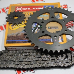 HD 022 - ZİNCİR-DİŞLİ SETİ BAJAJ PULSAR NS 200 ORİNGLİ ROLON