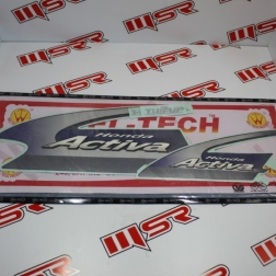 HS 017 - ACTIVA STICKER SİYAH/MAVİ