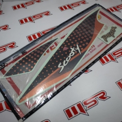HS 008 - TVS SCOOTY PEP 90 CC STICKER TURUNCU