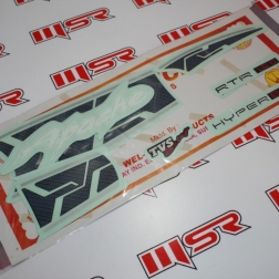 HS 001 - TVS APACHE 180 HYP STICKER GRİ