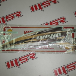 HS 012 - TVS WEGO NEW STICKER GOLD