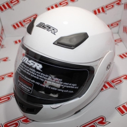 KASK 013A - MSR BEYAZ KASK AÇILIR XL CE BELGELİ